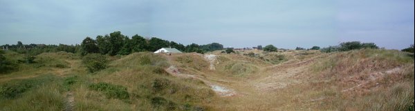 D�nen hinter dem Haus